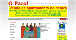 Desktop Screenshot of jornalofarol.com.br