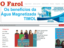 Tablet Screenshot of jornalofarol.com.br